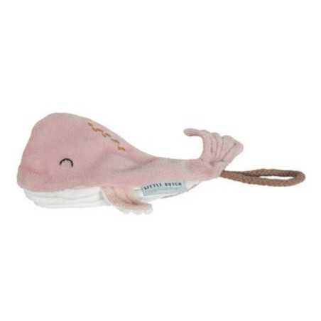 ATTACHE-SUCETTE BALEINE OCEAN PINK