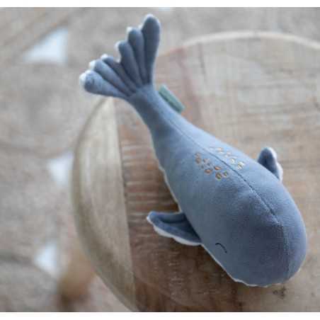 ATTACHE-SUCETTE BALEINE OCEAN BLUE