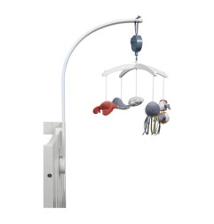 MOBILE MUSICAL EN BOIS BLANC OCEAN BLUE