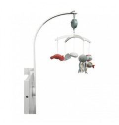 MOBILE MUSICAL EN BOIS BLANC OCEAN MINT