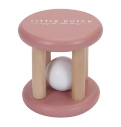 LD HOCHET ROULANT EN BOIS - FLOWERS