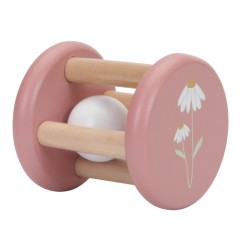 LD HOCHET ROULANT EN BOIS - FLOWERS