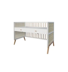 MARELIA ROTIN LIT 70X140 MULTI EVOLUTIF FACADE TRESSAGE ROTIN