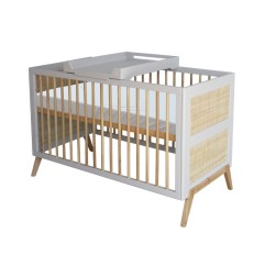 MARELIA ROTIN LIT 70X140 MULTI EVOLUTIF FACADE TRESSAGE ROTIN