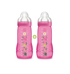 MAM BIBERON EASY ACTIVE 2EME AGE COLORE - 330ML