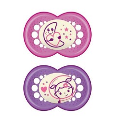 MAM SUCETTE NUIT - A PARTIR DE 18 MOIS - SILICONE