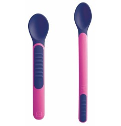 MAM CUILLERES THERMOSENSIBLES + ETUI DE TRANSPOR