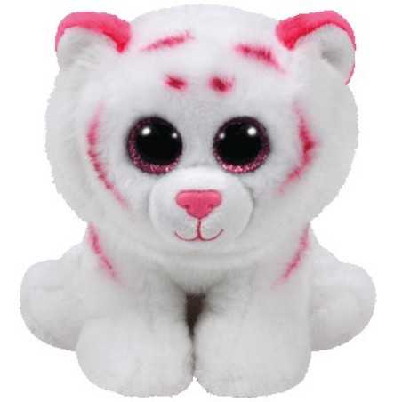 BEANIE BABIES MEDIUM - TABOR LE TIGRE ROSE/BLANC