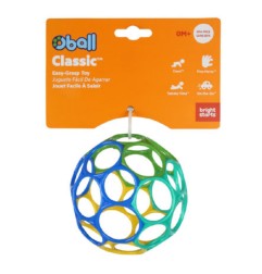 OBALL 10CM - BLEU/VERT/JAUNE