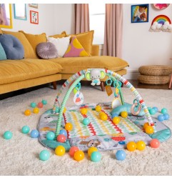 TAPIS D'EVEIL 5 EN 1 A BALLES CLASSIQUE - NOUVEAU