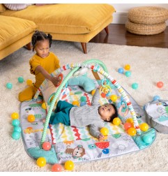 TAPIS D'EVEIL 5 EN 1 A BALLES CLASSIQUE - NOUVEAU