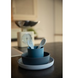 B-SET VAISSELLE BIODEGRADABLE CPLA 5PCS