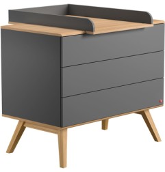 PLAN A LANGER NATUREBABY GRAPHITE BOIS