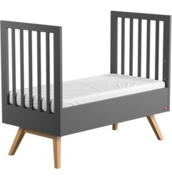 LIT TRANSFORMABLE 70X140 NATURE BABY GRAPHITE/BOIS
