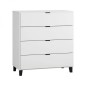 COMMODE 4 TIROIRS SIMPLE BLANC