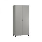 ARMOIRE 2 PORTES SIMPLE GRIS