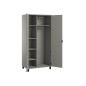 ARMOIRE 2 PORTES SIMPLE GRIS
