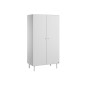 ARMOIRE 2 PORTES CUTE BLANC
