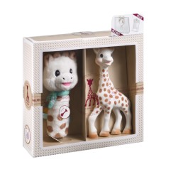 COFFRET NAISSANCE SOPHIE LA GIRAFE AVEC HOCHET POUET