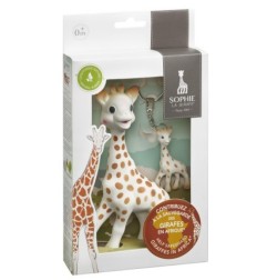 COFFRET SAUVEGARDONS LES GIRAFES (SOPHIE LA GIRAFE + PORTE-CLE SOPHIE LA GIRA