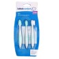 SET DE 3 BROSSES A DENTS AVEC ETUI