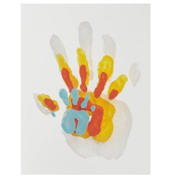 CADRE 4 EMPREINTES SUPERPOSEES FAMILY TOUCH