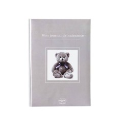 MON JOURNAL DE NAISSANCE OURSON LITTLE BEAR TAUPE