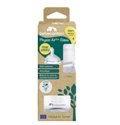 BIBERONS COL LARGE VERRE PHYSIO 130ML SAND 0+