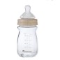 BIBERONS COL LARGE VERRE PHYSIO 130ML SAND 0+