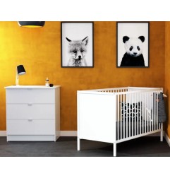 DUO LIT BEBE ET COMMODE