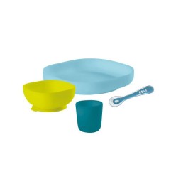 COFFRET REPAS SILICONE 4 PIECES