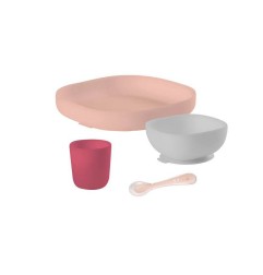 COFFRET REPAS SILICONE 4 PIECES