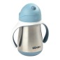 TASSE PAILLE INOX BLEU