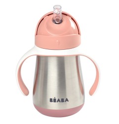 TASSE PAILLE INOX ROSE