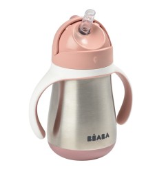 TASSE PAILLE INOX ROSE