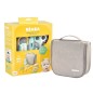 TROUSSE DE TOILETTE NOMADE GRISE 9 ACCESSOIRES