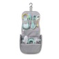 TROUSSE DE TOILETTE NOMADE GRISE 9 ACCESSOIRES