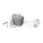 TROUSSE DE TOILETTE NOMADE GRISE 9 ACCESSOIRES