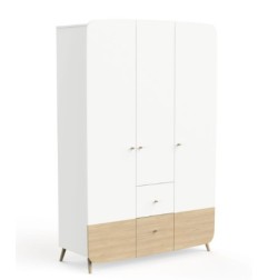 ARMOIRE 3 PORTES + 4 TIROIRS FIRMIANA