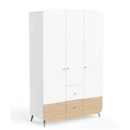 ARMOIRE 3 PORTES + 4 TIROIRS FIRMIANA