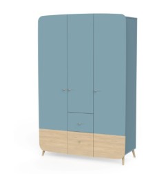 ARMOIRE 3 PORTES + 4 TIROIRS FIRMIANA