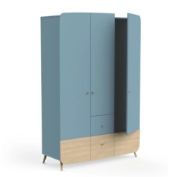ARMOIRE 3 PORTES + 4 TIROIRS FIRMIANA