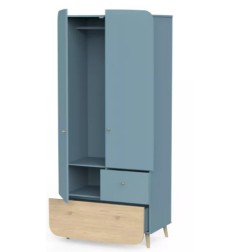 ARMOIRE 2 PORTES + 2 TIROIRS FIRMIANA