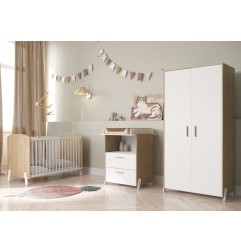 COMMODE A LANGER 2 TIROIRS AVEC PLAN NAILI