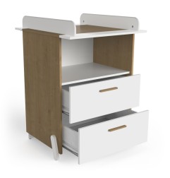 COMMODE A LANGER 2 TIROIRS AVEC PLAN NAILI