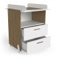 COMMODE A LANGER 2 TIROIRS AVEC PLAN NAILI