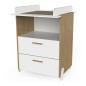 COMMODE A LANGER 2 TIROIRS AVEC PLAN NAILI