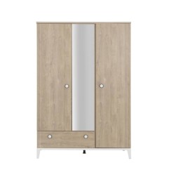 MARCEL ARMOIRE 3 PORTES 1TIROIR