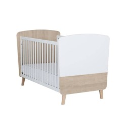ZELIE BOIS BLANC IMPRIME LIT BEBE 70X140