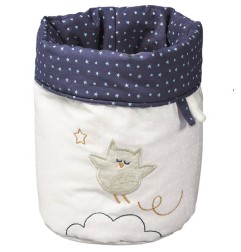 CORBEILLES GIGOGNE TISSU (LOT DE 3) MERLIN